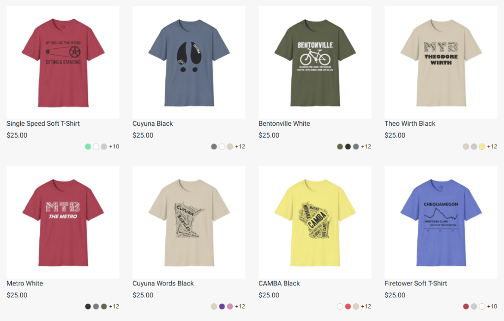 Merchandise by Trail Turtles